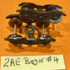 2AE Goods Wagon Bogies with metal wheels one pair, stock Sale HO #4
