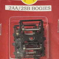 CHB50 -  "2AA" HO Scale NSWGR 1 Pair 2AA/2SB 5'9 Wheelbase Passenger Bogies- Casula Hobbies