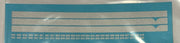 SOAK 303 N Scale - 930 Silver Lines  DECAL "N" SCALE