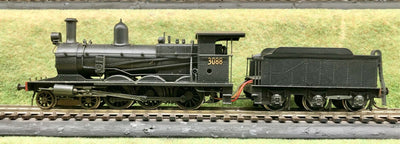 C30T BERGS BRASS NSWGR STEAM LOCOMOTIVE 3088 BLACK with DCC fitted non sound decoder BRASS MODELS