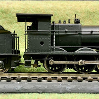 C30T BERGS BRASS NSWGR STEAM LOCOMOTIVE Factory Painted un-numbered BLACK - DC - BRASS MODELS.