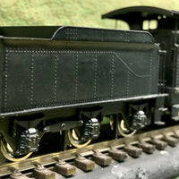 C30T BERGS BRASS NSWGR STEAM LOCOMOTIVE Factory Painted un-numbered BLACK - DC - BRASS MODELS.