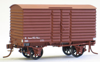R30P - VR Short steel Ú' Van without any trap door -  Steam Era Models