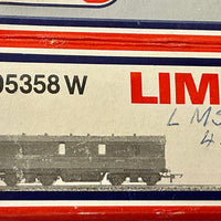 LMS PERIOD 3 GUV General Van 37762 in LMS Maroon- PLEASE NOTE: “fitted with Hornby DUBLO Couplers” see photos.- LIMA RAILWAYS OO Scale Item No 305358W (one bogie needs painting.)