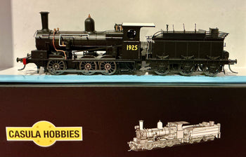 V11 Loco 1925 - Z19 - DCC SOUND, Thow Cab painted Black, NO ELECTRICAL GEN, HEADLIGHT, MARKER LIGHTS, with Beyer Peacock 6 Wheel Tender, Casula Hobbies Model Railways RTR