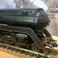 C3803 STREAMLINED PACIFIC 4-6-2 NSWGR STEAM LOCOMOTIVE PAINTED in BLACK HO - MANSFIELD BRASS MODEL by Samhongsa - 2ND HAND BRASS MODELS.