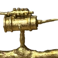 3833 - C38 Oil Injectors and air tank for C38 Class locomotive #3833 Ozzy Brass NSWGR