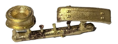 3842 Ozzy Brass:  C38 Class Non Streamline Locomotive  head Cover & Funnel NSWGR.