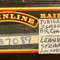4-6-0- Jubilee Class BR Green “LEANDER” Steam Locomotive - PLEASE NOTE: “fitted with Hornby DUBLO Couplers” see photos.- MAINLINE RAILWAYS OO Scale Item No item No37-089