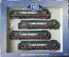 VHRX/VHRF Rice Hopper V/Line Freight/Sunrice County - Pk VGH-7 AM10050 - Per-owened Pk AUSCISION MODELS 4 CAR PACK