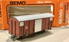 BEMO H0e 9mm #2050 RhB Gb 5041 Gedeckter Guterwagon of the RhB Railway Narrow gauge (PRE-OWNED) HOe 9mm