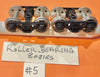 NSWGR Roller Bearing Bogies with RP25 N-Silver metal wheels one pair, Pre-used models stock Sale HO #5