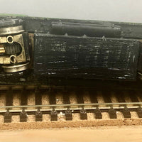 40 Class DC Locomotive NSWGR 4018 white metal built body on a K & M Brass Chassis Models - 4018 Green Diesel Electric, Heavy Weathered, 2nd hand Kit Built, Free Postage.