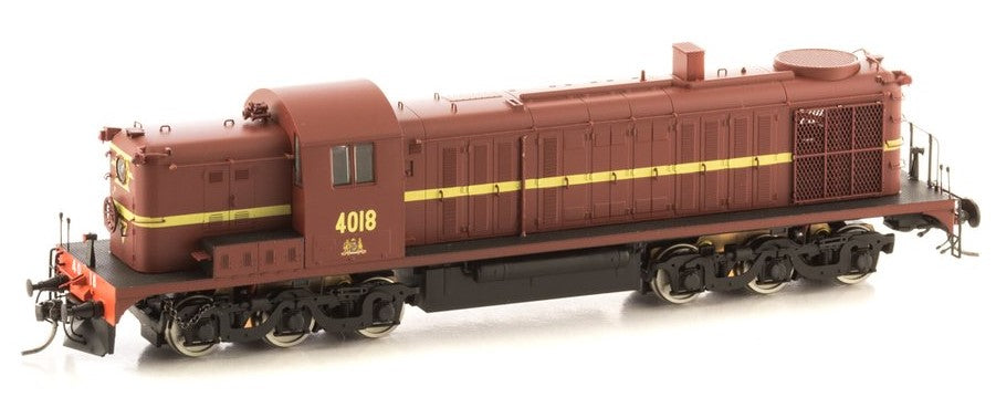 40 Class 4006 SOUND Locomotive Diesel INDIAN RED of the NSWGR, with DCC Sound Eureka Models WEATHERED