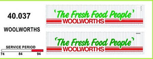 40' SDS Models: 40' Jumbo Containers: Woolworths 40037