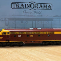 2ND Hand - TrainOrama  - NSWR 42class - 4206 INDIAN RED LOCOMOTIVE -DC Model