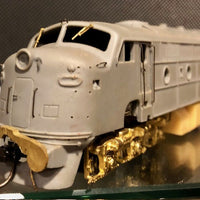 421 Class  NSWGR Locomotive kit Main West Model unpainted body kit completely detailed with brass parts, and with a Samhongsa Brass Chassis to be completed unfinished model for sale 2nd hand