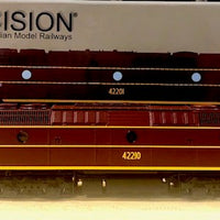 2nd Hand - Auscision - NSWGR 422 Class Diesel Loco - 42210 Indian Red with Duck Egg Logo - DC