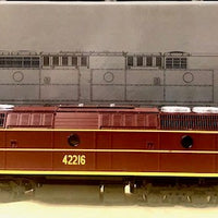2nd Hand - Auscision - NSWGR 422 Class Diesel Loco - 42216 Tuscan Late 70's/early 80's  - DC