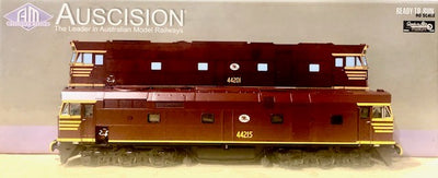2nd Hand - Auscision - NSWGR 442 Class Diesel Loco - 44215 Indian Red with Duck Egg Logo - DC