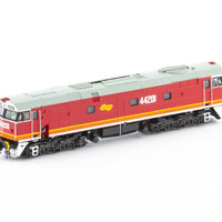 N442-8s 44203 NSWGR  DIESEL LOCOMOTIVE- N scale   AUSCISION MODEL N Scale - 44203 Candy with Yellow L7 - DCC Sound Equipped