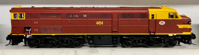 4494 with DCC SOUND NSWR INDIAN RED DIESEL LOCOMOTIVE - HO-SCALE -Trainorama Model