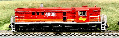 48 class N.S.W.G.R. 4808 S.R.A. Candy Bergs White Metal body kit built Model Locomotive. fitted with Hollywood Foundry Brass Chassis runs & pulls very well.