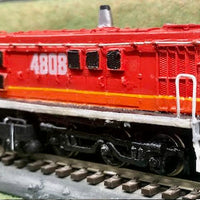 48 class N.S.W.G.R. 4808 S.R.A. Candy Bergs White Metal body kit built Model Locomotive. fitted with Hollywood Foundry Brass Chassis runs & pulls very well.