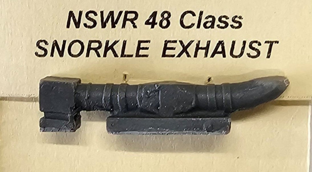 48 CLASS SNORKEL EXHAUST for NSWGR 48 CLASS DIESEL LOCOMOTIVE Ozzy Epoxy Detailing Parts