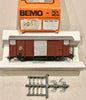 BEMO H0e 9mm #2050 RhB Gb 5041 Gedeckter Guterwagon of the RhB Railway Narrow gauge (PRE-OWNED) HOe 9mm
