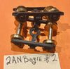 2AN NSWGR Passenger car Bogies with metal wheels one pair, stock Sale HO #2