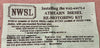 Motor NWSL 162-4 re-motoring kit 1 available $79.95 ea,