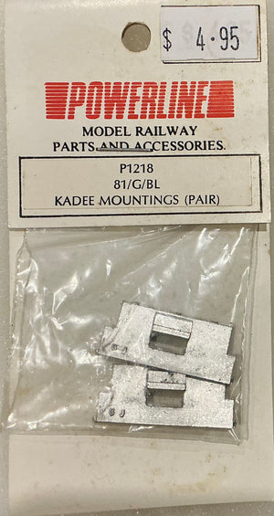 81/G/BL class pilots-skirts & KADEE mounting for POWERLINE Locomotive (metal casting)