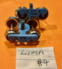 LIMA Goods Wagon Bogies with metal wheels one pair, new stock Sale HO #4