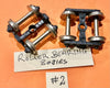 NSWGR Roller Bearing Bogies with RP25 N-Silver metal wheels one pair, Pre-used models stock Sale HO #2