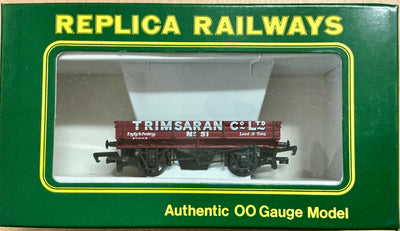 3 Plank Open Wagon “TRIMSARAN” OO  #13303- REPLICA RAILWAYS WAGONS PRE-OWNED