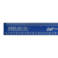 Excel - Deluxe scale model 12' aluminum blue scale of 1/17, 1/48, 1/35 1/256, 1/24 scale