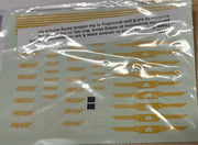 55 SOAK N Scale - Freight Australia - Value Pack - Assorted Logos  DECAL "N" SCALE