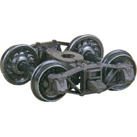 #583 - HO Scale Arch Bar Self Centering Caboose Trucks with 33" Ribbed Back Wheels KADEE PRODUCT.