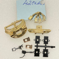 42 class pilots-skirts & buffers with KADEE mounting and KD couplers for LIMA Locomotive (BRASS casting)