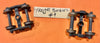 NSWGR Freight Bogies with K&M RP25 metal wheels one pair, Pre-used models stock Sale HO #9