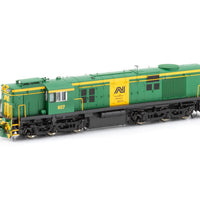 607 N SOUND  AN Green & Yellow - Green Roof - DCC SOUND LOCOMOTIVE #600-10S   AUSCISION MODEL