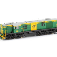 600-7s DCC SOUND AN Green & Yellow - Grey Roof - LOCOMOTIVE  #603 AUSCISION MODEL