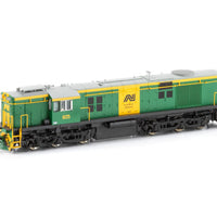 600-8s DCC SOUND #605 AN Green & Yellow - Grey Roof LOCOMOTIVE - AUSCISION MODEL