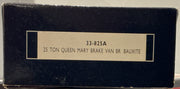 25 TON QUEEN MARY BRAKE VAN BRITISH RAILWAY BAUXITE #33-825A.- BACHMANN BRANCH LINE PRE-OWNED