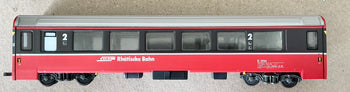 D+R MODELLBAHN 22494 Pass-car EW IV Bernini B2494 RhB pass car HOm 12mm Narrow gauge (PRE-OWNED) HOm 12mm