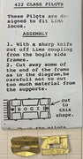 422 class pilots & kadee mount for LIMA NSWR Locomotive (brass casting)