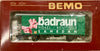BEMO H0e 9mm #2283-137 Gbk-v 5609 badraun MOBEL/BOUTIQUE SAMEDAN Gedeckter Guterwagon of the RhB Railway Narrow gauge (PRE-OWNED) HOe 9mm
