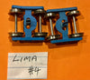 LIMA Goods Wagon Bogies with metal wheels one pair, new stock Sale HO #4