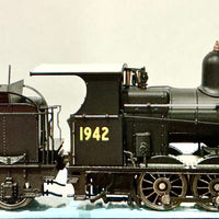 V11* 1942 Z19 DCC SOUND Cut-A-Way Cab white roof, Black Loco, with Painted Hand Rail - No Electricals' - generator, Headlight, Marker Lights, with BP 6 Wheel Tender,  . Casula Hobbies RTR. DCC